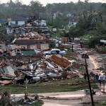 April 27 Destroyed in seconds: An Alabama neighborhood lies in ruins after being poked by the Finger of God.