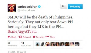 sm lies carlos celdran
