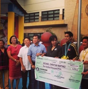 Let me guess the total percentage of MCM's expenses shouldered by the city of Muntinlupa BEFORE the Olympics started.