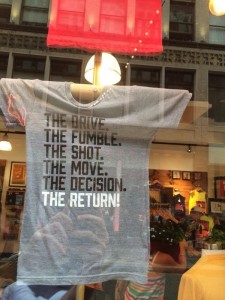 Has there ever been so much pain contained on one side of a T Shirt?