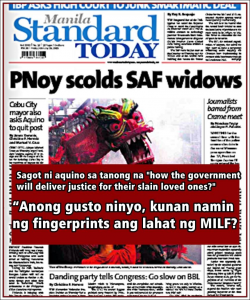 Noynoy botched his opportunity at damage control that it reads like a blooper reel.