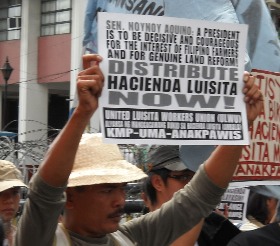 Crown jewels of the Aquino-Cojuangco clan at stake: Hacienda Luisita