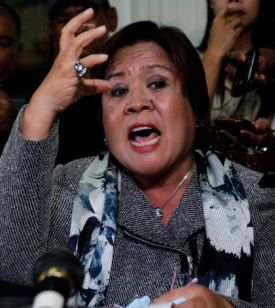 Finally getting her man: DOJ Secretary Leila De Lima