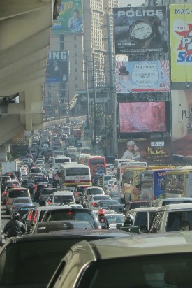 Manila's monstrous traffic jams choke the life out of the Philippines' premiere city.