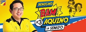 Bam never met his famous uncle. Why use him in his campaign as a Ninoy Aquino impersonator? Notice the trend in his poster? Two dead relatives and one brain dead relative. 