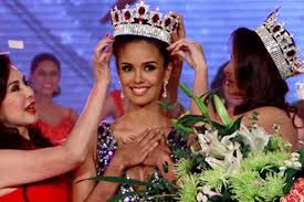 Megan Young being crowned locally before her shot at the Miss World title (photo courtesy of Inquirer)