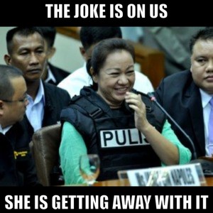 Napoles Smile Meme getting away with it