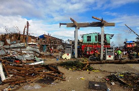 Typhoon Pablo aftermath c.2012. Too far away from Imperial Manila to plant a flag