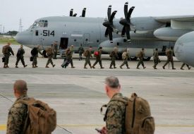 Truly reassuring: U.S. military personnel mobilising to aid Yolanda victims