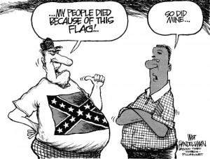 The Confederate flag is a highly polarizing symbol. 