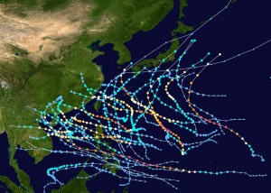 2013 storm tracks