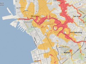 project noah 100 year flood map manila bay