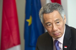Singapore PM Lee put in a word to help out Filipinos (photo courtesy of EPA/Nicolas Bouvy)
