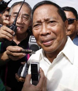 Vice President Jejomar Binay: doesn't mind taking a beating if it means winning in 2016