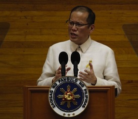 President BS Aquino: He thinks his critics are 'against' him.