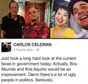 carlos celdran pnoy kris aquino