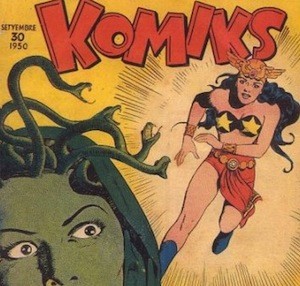1950s comic book cover featuring Filipino superhero Darna