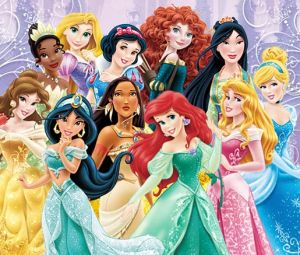 Disney's beloved princess characters the way they originally appear in the movies