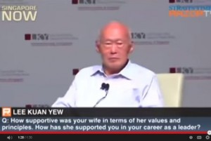 lee kuan yew puts down harvey campos