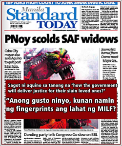 Noynoy botched his opportunity at damage control that it reads like a blooper reel. 