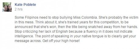 Bullying Miss Colombia