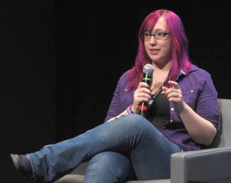 Zoe Quinn, one of the victims of the Gamergate online harassment fracas
