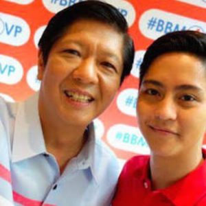 Bongbong Marcos (with son, Sandro) worked hard to campaign nationwide only to fall victim to electoral fraud.
