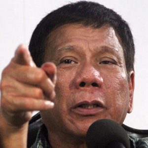 "You destroy my country, I'll kill you..."  - Philippine President Rodrigo Duterte