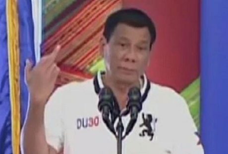President Duterte flips the bird at the EU